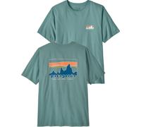 Patagonia - T-shirt classico e versatile in cotone biologico - M's '73 Skyline T-Shirt Blue Sage per Uomo in Cotone - Taglia XL