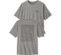 Patagonia - t-shirt da trekking traspirante e leggero - M's Cap Cool Daily Shirt Strataspire Feather Grey per Uomo in Poliestere Riciclato - Taglia M - Grigio