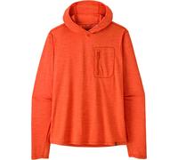 Patagonia - T-shirt de randonnée léger à capuche avec protection anti-UV - M's Cap Cool Sun Hoody Coal Orange Light Coal Orange X-Dye per Uomo - Taglia XL - Arancione