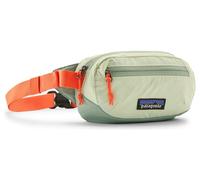 Patagonia terravia mini hip pack 1l borsa a banana verde arancione