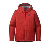 Patagonia Torrentshell Giacca di Alpinismo Uomo Rosso Impermeabile Regolare S 46 EU
