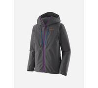 Patagonia - Giacche alpinismo in GORE-TEX ePE - M's Triolet Jkt Forge Grey w/P6 Blue per Uomo in Pelle - Taglia 149 - Grigio