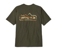 Patagonia - T-shirt da uomo in cotone riciclato - M's Unity Fitz Responsibili-Tee Basin Green per Uomo in Cotone - Taglia M - Verde