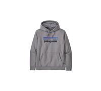 Patagonia unisex p 6 logo uprisal hoodie grey