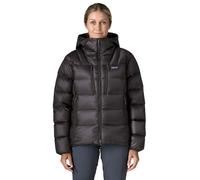 Patagonia - Piumino in piuma naturale - W's Fitz Roy Down Hoody Black per Donne in Pelle - Taglia M - Nero