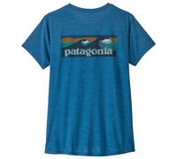 Patagonia - Women's Cap Cool Daily Shirt Boardshort Logo - Maglia funzionale L blu