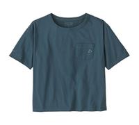 Patagonia - Women's Fitz Roy Massif Easy Cut Pocket Tee - T-shirt XXL blu