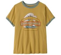 Patagonia - Women's Great Waves Ringer Tee - T-shirt M beige