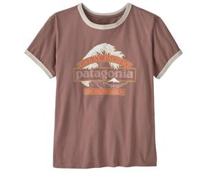 Patagonia - Women's Great Waves Ringer Tee - T-shirt M marrone
