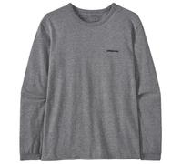 Patagonia - Women's L/S P-6 Logo Responsibili-Tee - Maglia a manica lunga M grigio
