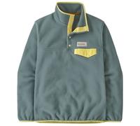 Patagonia - Pile con collo alto e bottoni a pressione - W's LW Synch Snap-T P/O Blue Sage per Donne in Nylon - Taglia S