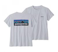 PATAGONIA W's P-6 Logo Responsibili-tee - Donna - Grigio / Bianco - Taglia L- modello 2026