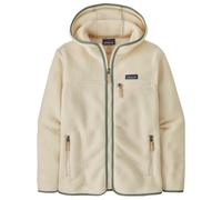 Patagonia W's Retro Pile Hoody Maglia di Tuta, Natural W/Ellwood Green, S Donna
