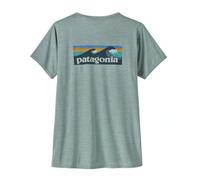 Patagonia W's cap Cool Daily Graphic Shirt-Waters T, Logo Boardshort: Thermal Blue X-Dye, S Donna