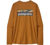 PATAGONIA W's L/s Cap Cool Daily Shirt Boardshort Logo - Donna - Arancione - Taglia M- modello 2027