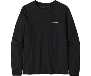 PATAGONIA W's L/s P-6 Logo Responsibili-tee - Donna - Nero - Taglia M- modello 2027