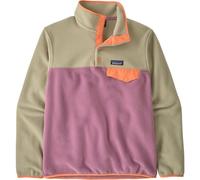 Patagonia - Pile con collo alto e bottoni a pressione - W's LW Synch Snap-T P/O Light Violet per Donne in Nylon - Taglia S - Viola