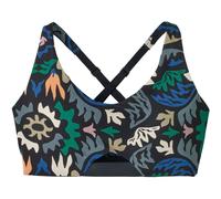 Patagonia - Reggiseno sportivo leggero e traspirante in nylon riciclato - W's Maipo Low Impact Adjustable Bra Kaleido Black per Donne in Nylon - Taglia S - Nero