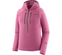 Patagonia Ws R1 Ultralight Hoody - felpa in pile - donna Pink/Green S
