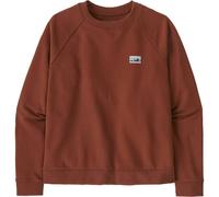 Patagonia - Felpa donna girocollo - W's Regenerative Organic Certified Cotton Essential Top Dried Vanilla per Donne in Cotone - Taglia 126-132 - rosso