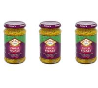 Patak Chli Pickle 283g - Achaar tradizionale indiano - Achaar con ingredienti naturali - offre l’ideale esperienza culinaria indiana (confezione da 3)