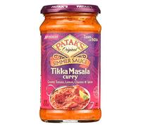 Patak's Tikka Masala Curry Cooking Sauce, Medium, 15-Ounce Glass Jars (Pack of 6) by Patak's