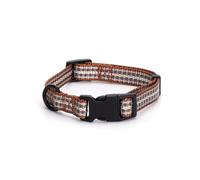 Patapalooza Collare riflettente in finto nylon, resistente e regolabile, ideale per passeggiate notturne e migliorare la visibilità degli animali domestici.
