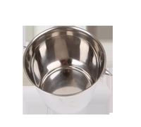 Patapalooza Secchio in acciaio inox, 20 l, resistente alla corrosione, facile da pulire, ideale per lo stoccaggio e il riciclaggio dei rifiuti.