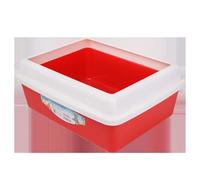 Patapalooza Servizi igienici per gatti: spazzola autopulente, rastrello, vassoio igienico; ideale per la pulizia e la manutenzione di animali domestici a casa.