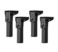 Patas De Mesa Plegables - Patas De Mesa Plegables Resistentes | 4 Piezas Des Herrajes Para Muebles | Patass Metalicas Paraa Mesas Des Centro Paraa Aficionados Al Bricolaje, Apartamentos, Salas Dee Est
