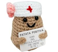 Patata Infermiera© | Regalo per Infermieri | Idea Decorazione Clinica & Ospedale | Accessorio kit di Pronto Soccorso | Mini Farmacia | Supporto Sanitario | Regalo Medico Amore | Dottor Patata Positiva