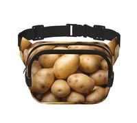 patata stampato multifunzionale marsupio unisex trendy messenger bag, viaggio sport storage bag