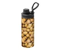 Patate del giardino Stampa Stampa 18oz Bollitore Isolato Acciaio Inox per Sport Fitness Viaggio