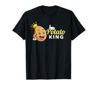 Patate Re Patate Patate Patate Lover Hash Marrone Maglietta