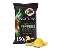 Patatine al pepe messicano | Lay's | Sensations Pepper Chips messicano | Peso totale 150 grammi