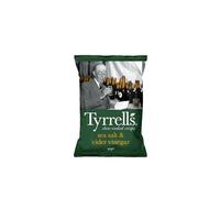 Patatine con Sale Marino e Aceto di Sidro TYRRELLS - 18 Confezioni da 40 g