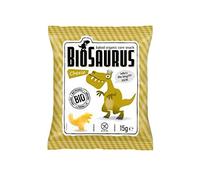 Patatine di mais Dinosauri al gusto di formaggio senza glutine BIO 15 g BioSaurus