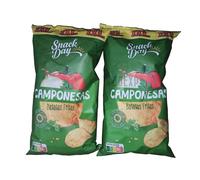 Patatine fritte aromatizzate ai contadini taglia grande XXL 2 x 240 g Portuga...