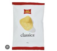 14 x BUSTA PATATINE SAN CARLO CLASSICA BAR PIU' GUSTO 190gr BOX ESPOSITORE CHIPS