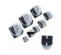 Patch 35V 25V Aluminum Electrolytic Capacitor 4.7UF/10UF/22UF/33UF/47UF/100UF/220UF/330UF/470UF SMD NWPNLXEA(47UF 35V 6.3x5.4MM)