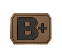 'Patch 3d Blood "B positivo Dark Coyote