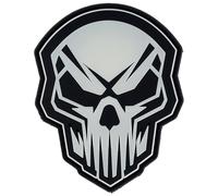 Patch 3D PVC 101 Inc. Angry Skull Glow In The Dark