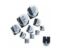 Patch 50V Aluminum Electrolytic Capacitor 1/2.2/3.3/10/22/33/47/100/220/330/470UF MQXFCZUX(220UF 50V 10X10.5MM)