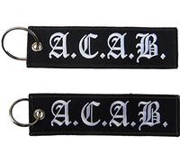 Patch ACAB All Cops Are My Best Friends Ultras Toppa portachiavi ricamato