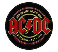 Patch ACDC High Voltage Rock n Roll | 2820, multicolore, Taglia unica