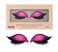 Patch adesiva per palpebre e ciglia - Adesivi trucco occhi riutilizzabili - Patch ciglia anti-impronte per feste di matrimonio Halloween Cosplay festa foto di matrimonio