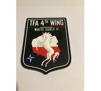 PATCH AERONAUTICA MILITARE - TFA 4th WING WHITE EAGLE II AIR BASE NATO POLAND