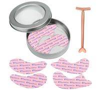 Patch antirughe in silicone sulla fronte e cerotti riutilizzabili per gli occhi, toppa riutilizzabile per rughe sulla fronte, toppe in silicone sotto gli occhi per linee sottili e occhiaie, con