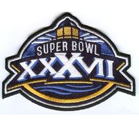 PATCH Applicabile Iron-On SUPER BOWL XXXVII BUCCANEERS RAIDERS