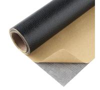 Patch Autoadesive in Similpelle, Tessuto Microfibra Impermeabile, per Mobili, Divani, Sedili Auto, Tappezzeria, Cassetti Portagioielli-Black||20 * 30cm